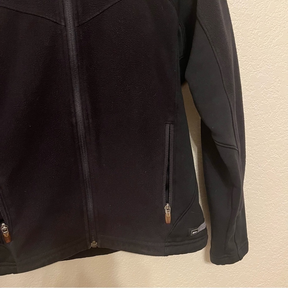 REI Polartec Black Fleece Zip Up Jacket Women's Size Small - Picture 2 of 12